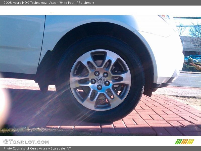 Aspen White Pearl / Parchment 2008 Acura MDX Technology