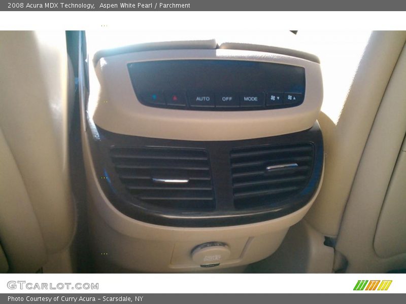 Aspen White Pearl / Parchment 2008 Acura MDX Technology