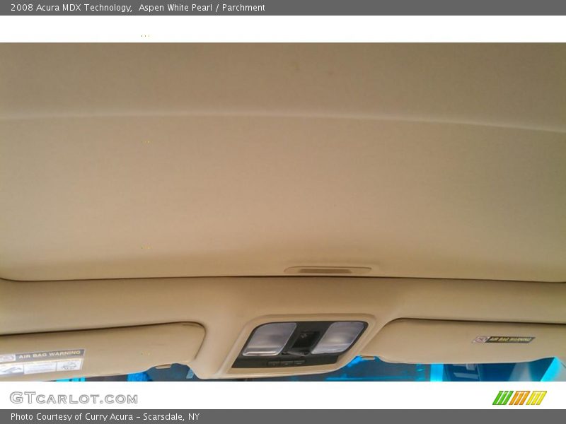 Aspen White Pearl / Parchment 2008 Acura MDX Technology