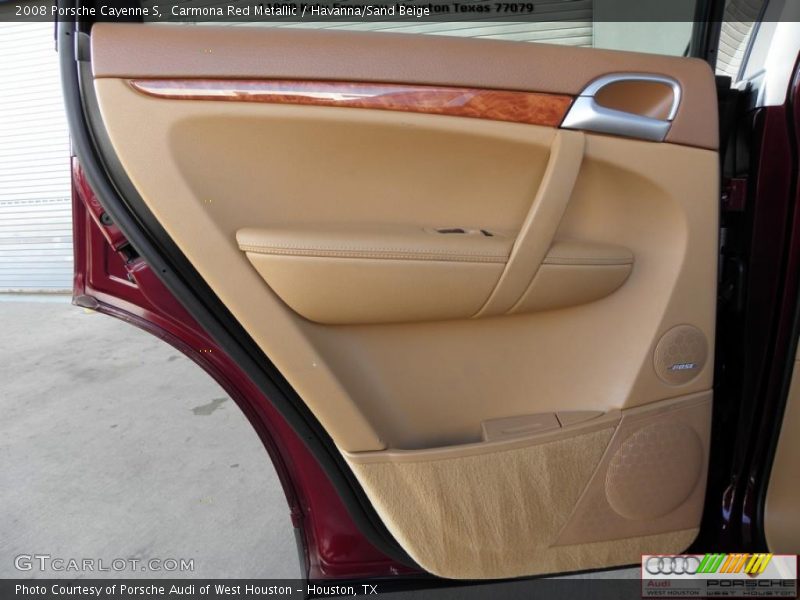 Carmona Red Metallic / Havanna/Sand Beige 2008 Porsche Cayenne S