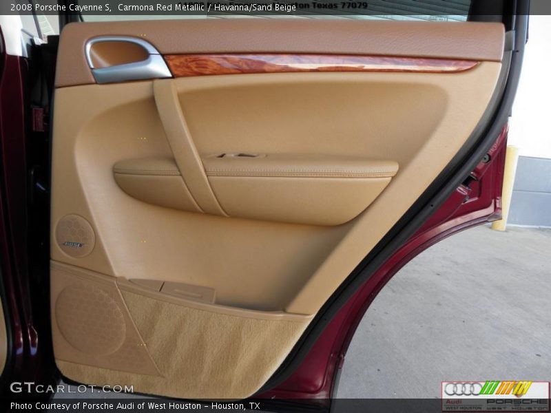 Carmona Red Metallic / Havanna/Sand Beige 2008 Porsche Cayenne S