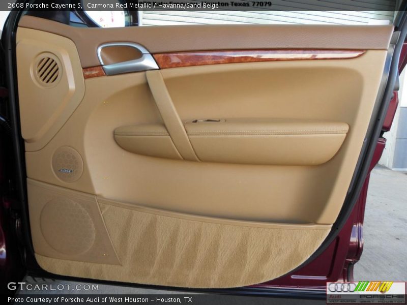 Carmona Red Metallic / Havanna/Sand Beige 2008 Porsche Cayenne S
