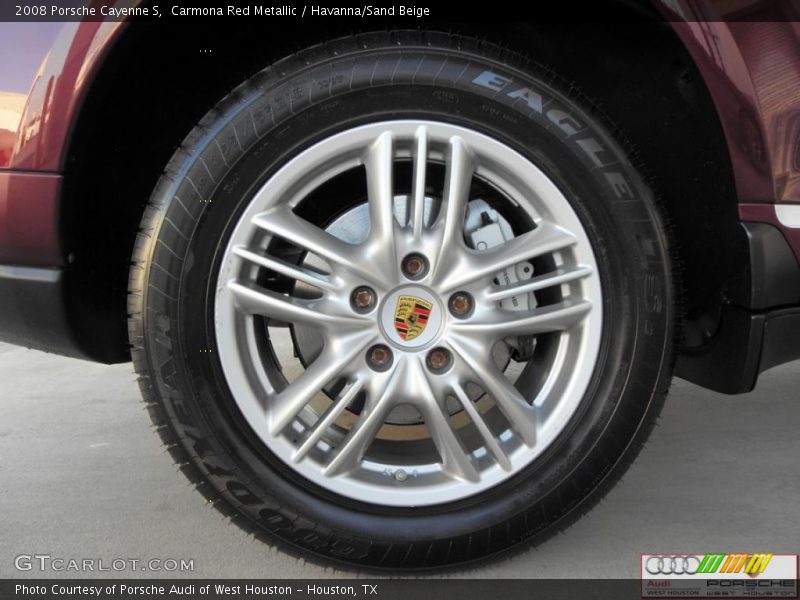 Carmona Red Metallic / Havanna/Sand Beige 2008 Porsche Cayenne S