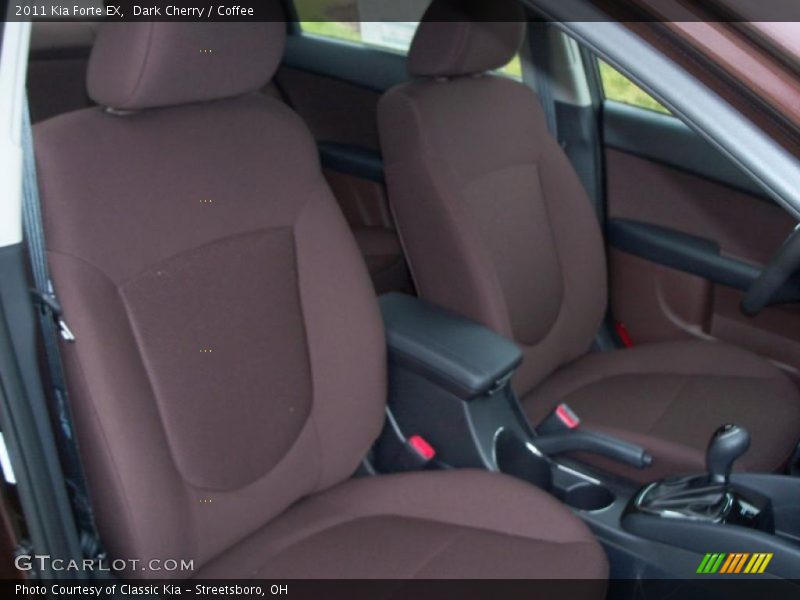 Dark Cherry / Coffee 2011 Kia Forte EX
