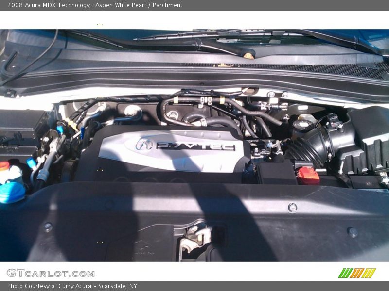 Aspen White Pearl / Parchment 2008 Acura MDX Technology