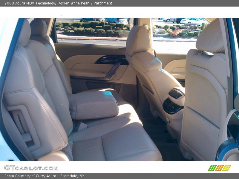 Aspen White Pearl / Parchment 2008 Acura MDX Technology