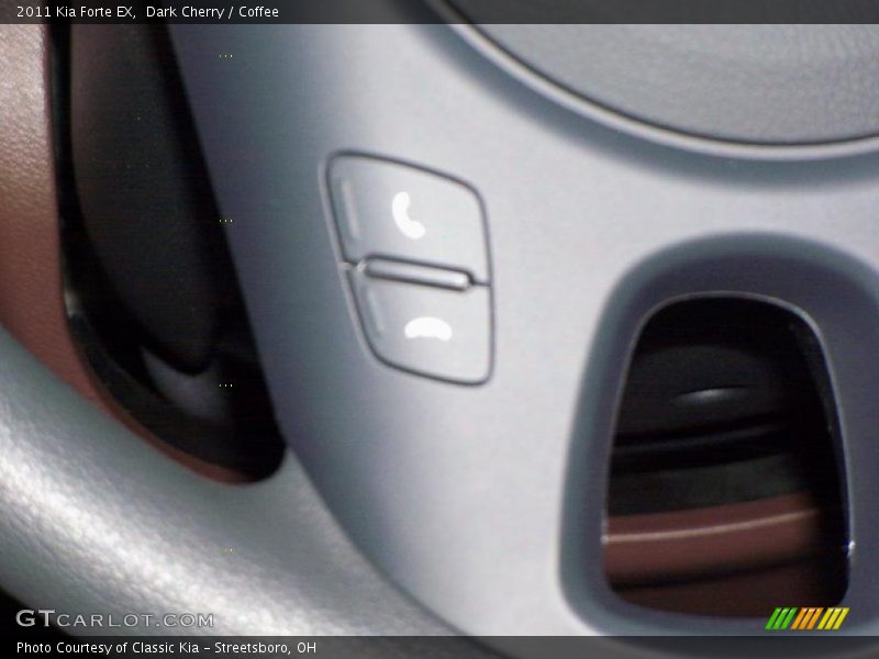 Dark Cherry / Coffee 2011 Kia Forte EX