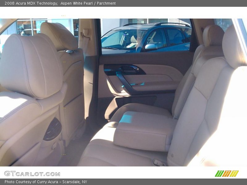 Aspen White Pearl / Parchment 2008 Acura MDX Technology