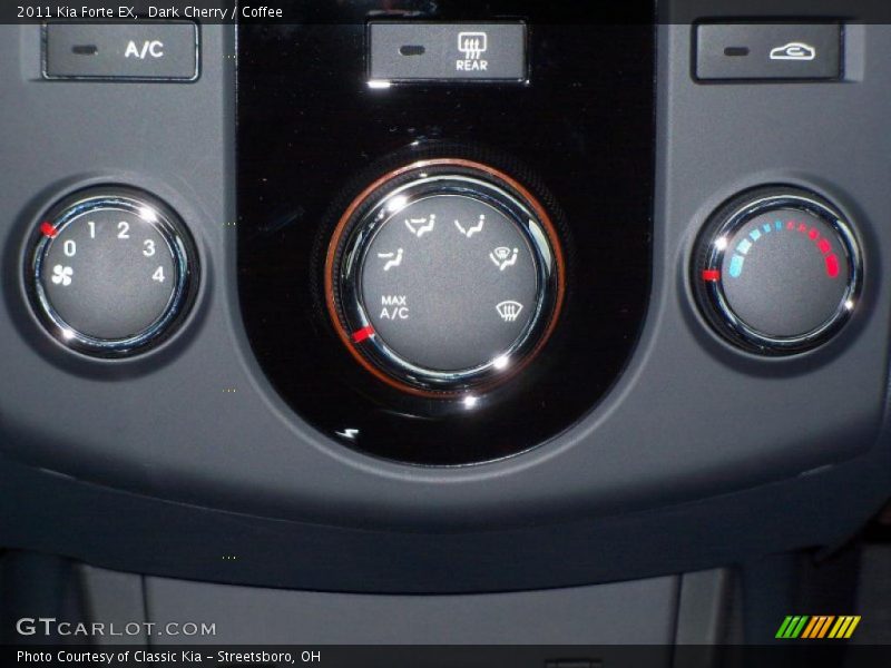 Dark Cherry / Coffee 2011 Kia Forte EX