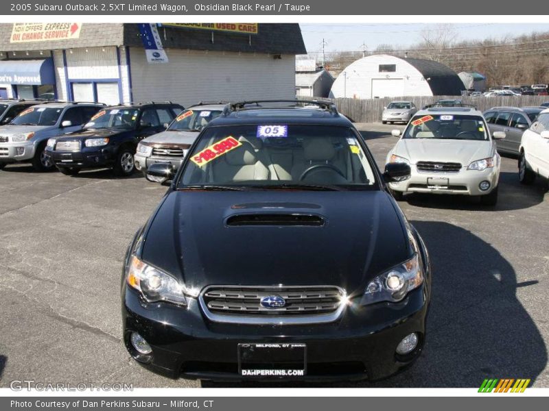 Obsidian Black Pearl / Taupe 2005 Subaru Outback 2.5XT Limited Wagon