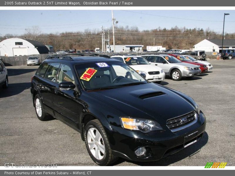 Obsidian Black Pearl / Taupe 2005 Subaru Outback 2.5XT Limited Wagon