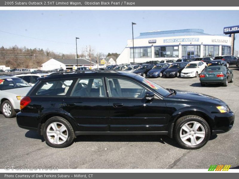 Obsidian Black Pearl / Taupe 2005 Subaru Outback 2.5XT Limited Wagon