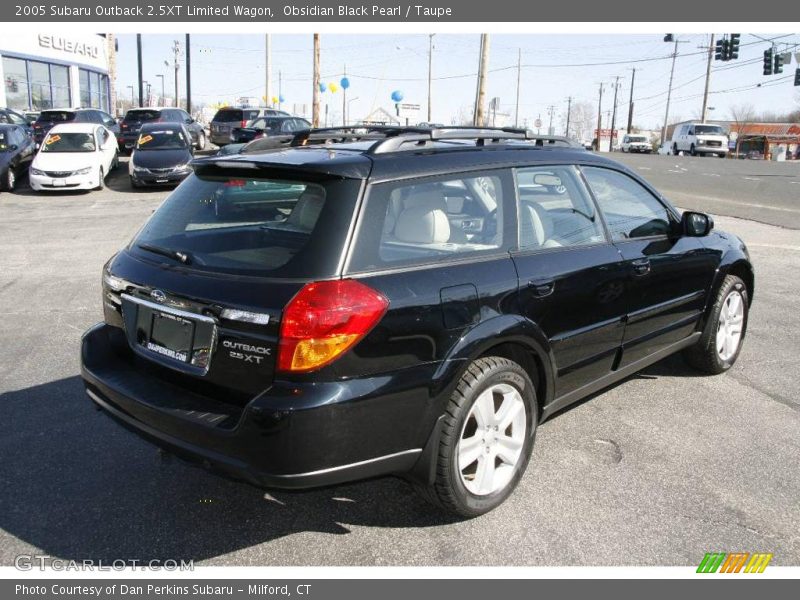 Obsidian Black Pearl / Taupe 2005 Subaru Outback 2.5XT Limited Wagon
