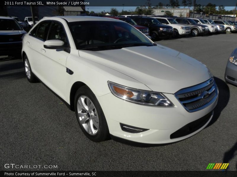 White Suede / Light Stone 2011 Ford Taurus SEL