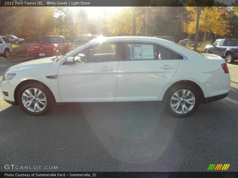 White Suede / Light Stone 2011 Ford Taurus SEL