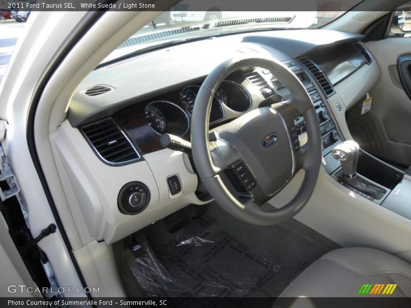 White Suede / Light Stone 2011 Ford Taurus SEL