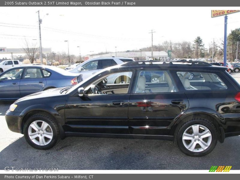 Obsidian Black Pearl / Taupe 2005 Subaru Outback 2.5XT Limited Wagon
