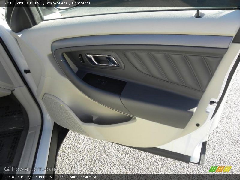 White Suede / Light Stone 2011 Ford Taurus SEL