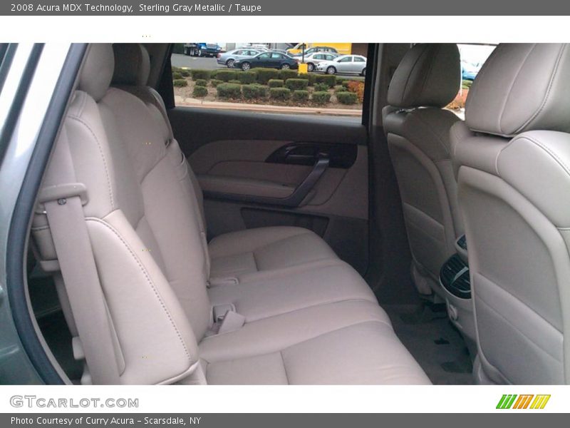 Sterling Gray Metallic / Taupe 2008 Acura MDX Technology