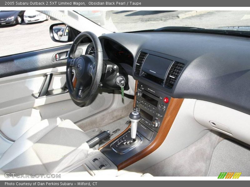 Obsidian Black Pearl / Taupe 2005 Subaru Outback 2.5XT Limited Wagon