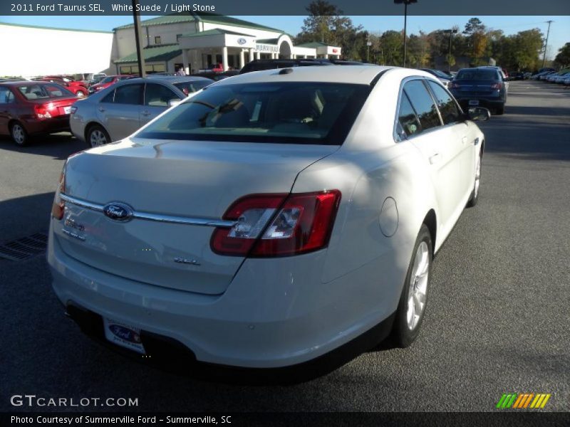 White Suede / Light Stone 2011 Ford Taurus SEL
