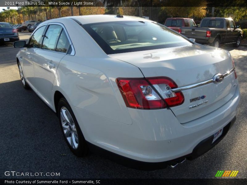White Suede / Light Stone 2011 Ford Taurus SEL
