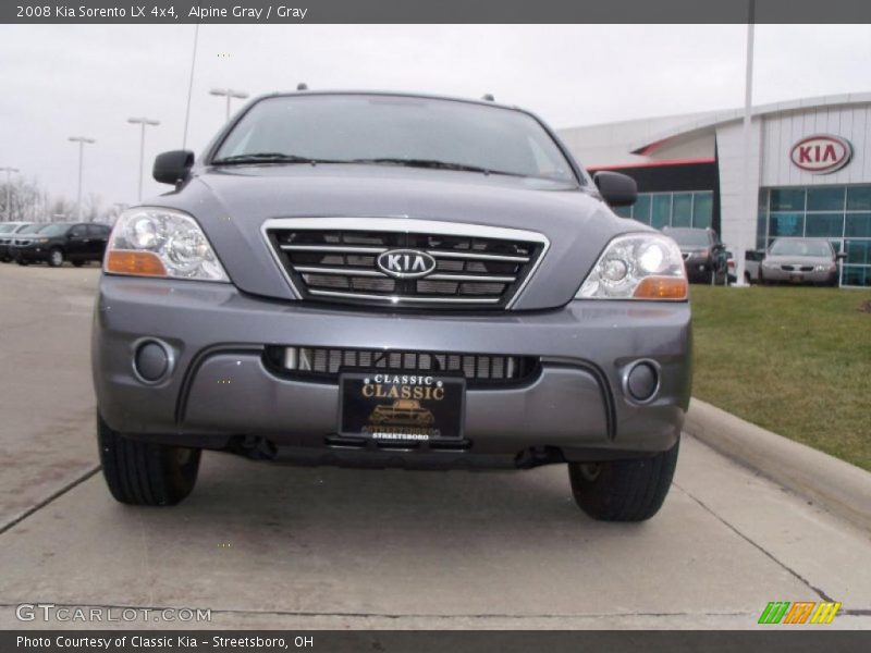 Alpine Gray / Gray 2008 Kia Sorento LX 4x4