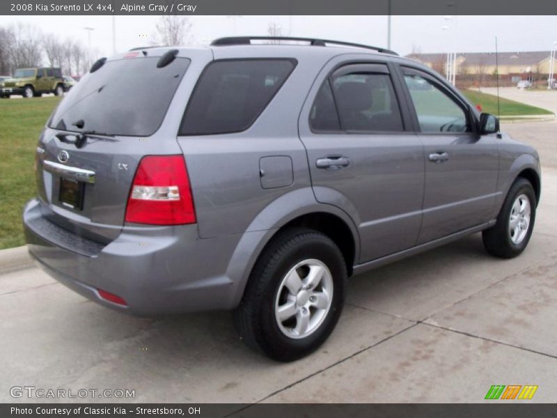 Alpine Gray / Gray 2008 Kia Sorento LX 4x4