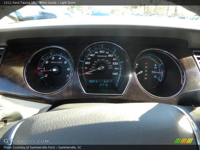 White Suede / Light Stone 2011 Ford Taurus SEL