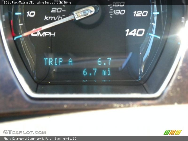 White Suede / Light Stone 2011 Ford Taurus SEL