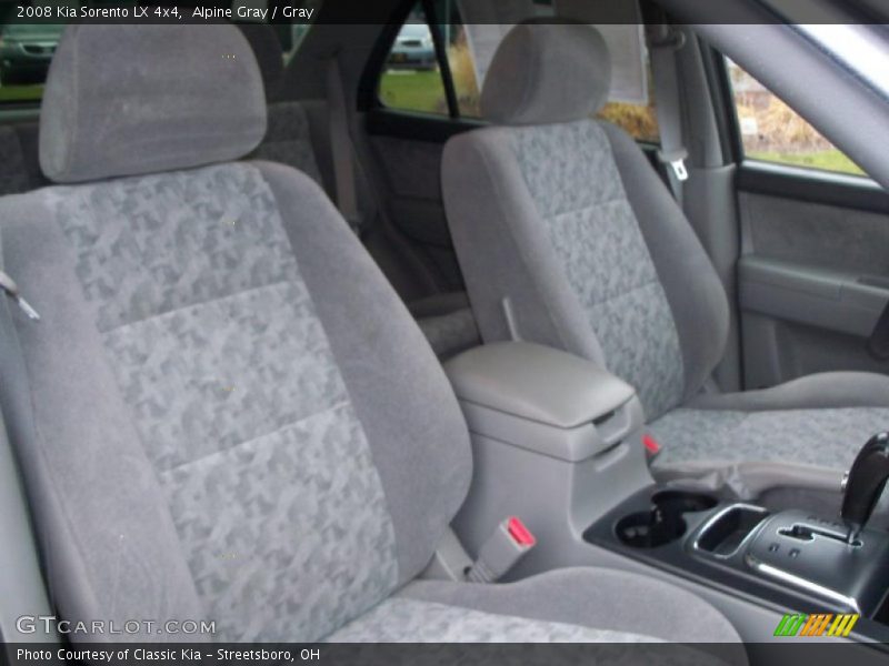 Alpine Gray / Gray 2008 Kia Sorento LX 4x4