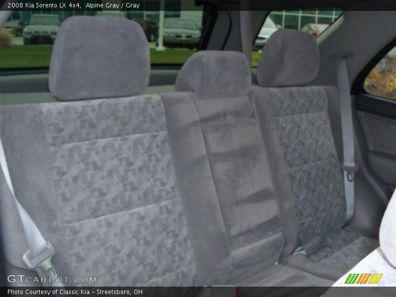 Alpine Gray / Gray 2008 Kia Sorento LX 4x4