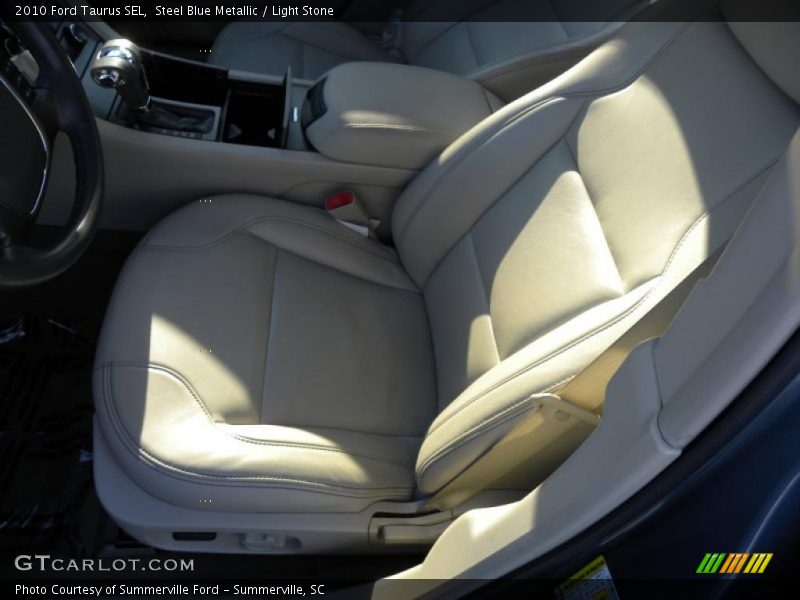 Steel Blue Metallic / Light Stone 2010 Ford Taurus SEL