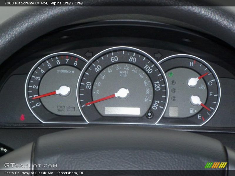 Alpine Gray / Gray 2008 Kia Sorento LX 4x4