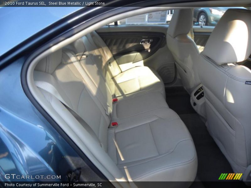 Steel Blue Metallic / Light Stone 2010 Ford Taurus SEL
