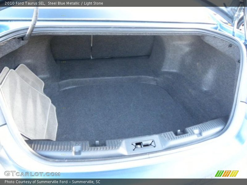Steel Blue Metallic / Light Stone 2010 Ford Taurus SEL