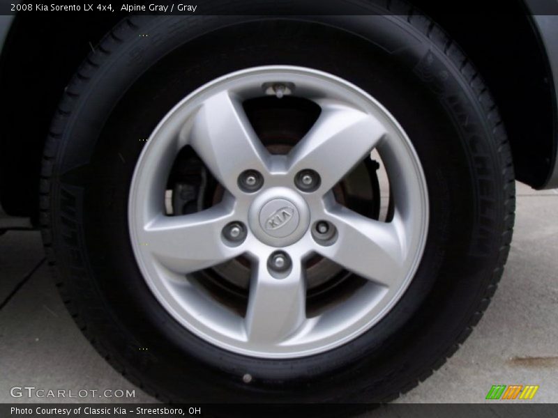 Alpine Gray / Gray 2008 Kia Sorento LX 4x4