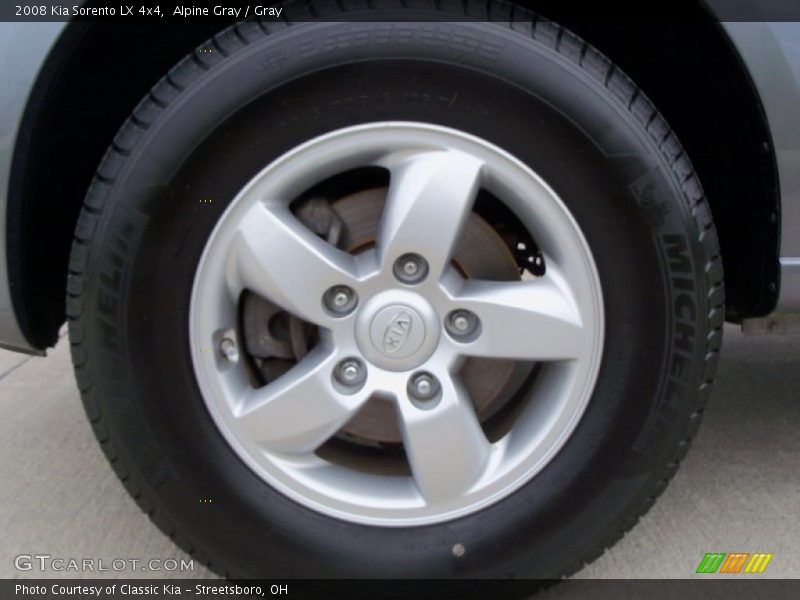 Alpine Gray / Gray 2008 Kia Sorento LX 4x4
