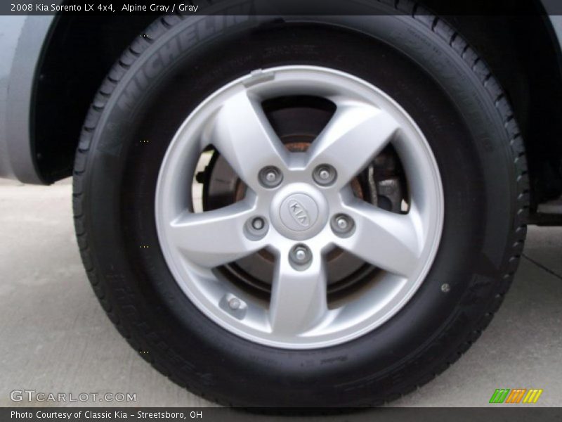 Alpine Gray / Gray 2008 Kia Sorento LX 4x4