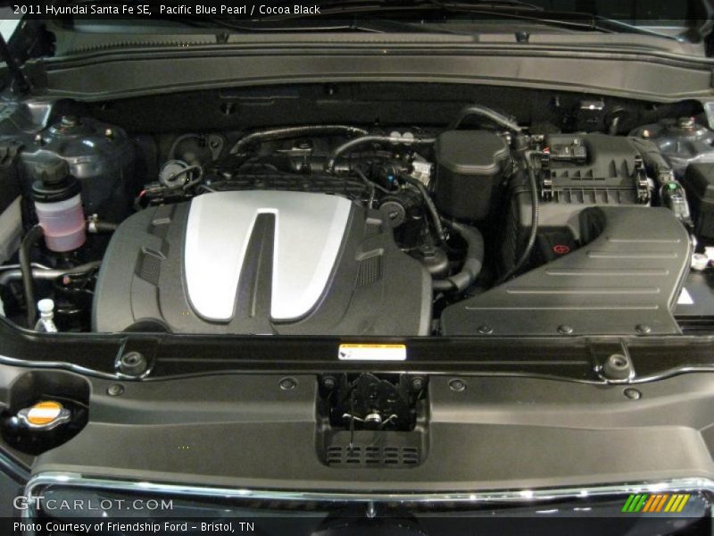  2011 Santa Fe SE Engine - 3.5 Liter DOHC 24-Valve VVT V6