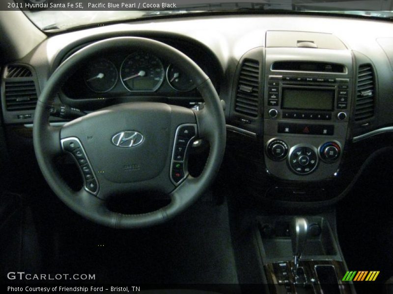 Dashboard of 2011 Santa Fe SE