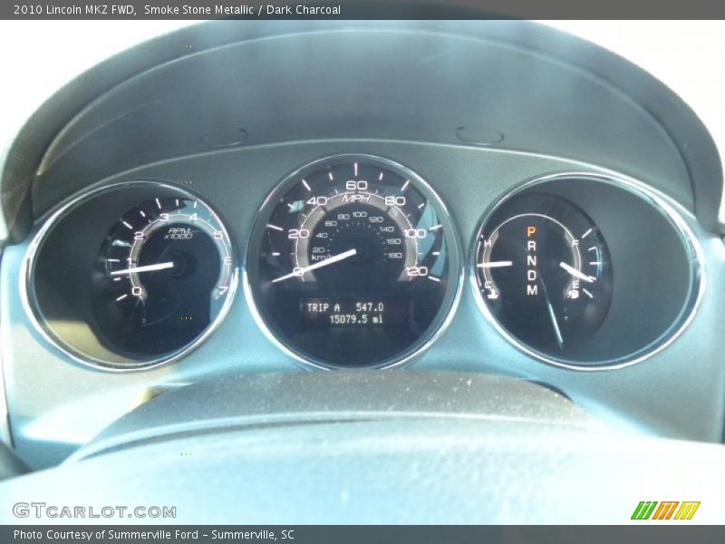 Smoke Stone Metallic / Dark Charcoal 2010 Lincoln MKZ FWD