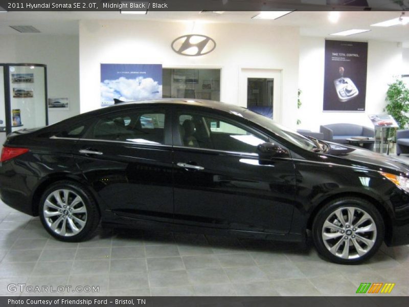 Midnight Black / Black 2011 Hyundai Sonata SE 2.0T