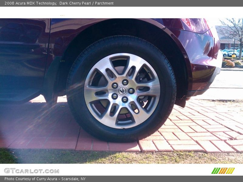 Dark Cherry Pearl / Parchment 2008 Acura MDX Technology