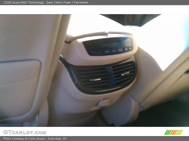 Dark Cherry Pearl / Parchment 2008 Acura MDX Technology