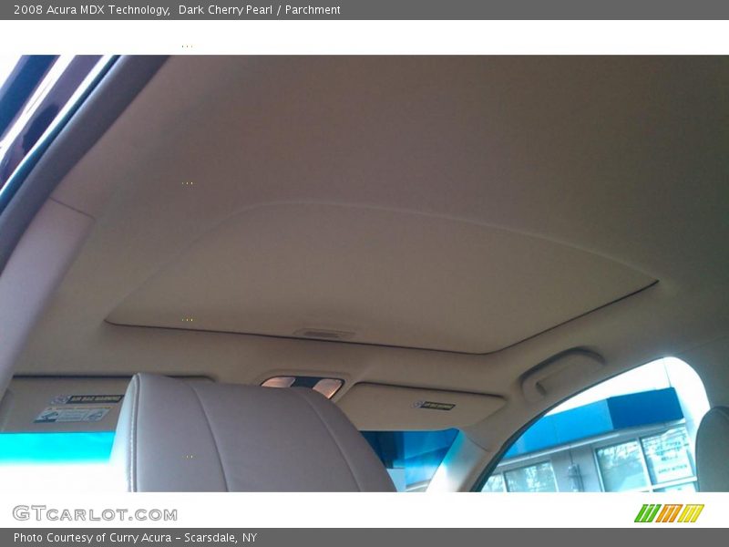 Dark Cherry Pearl / Parchment 2008 Acura MDX Technology