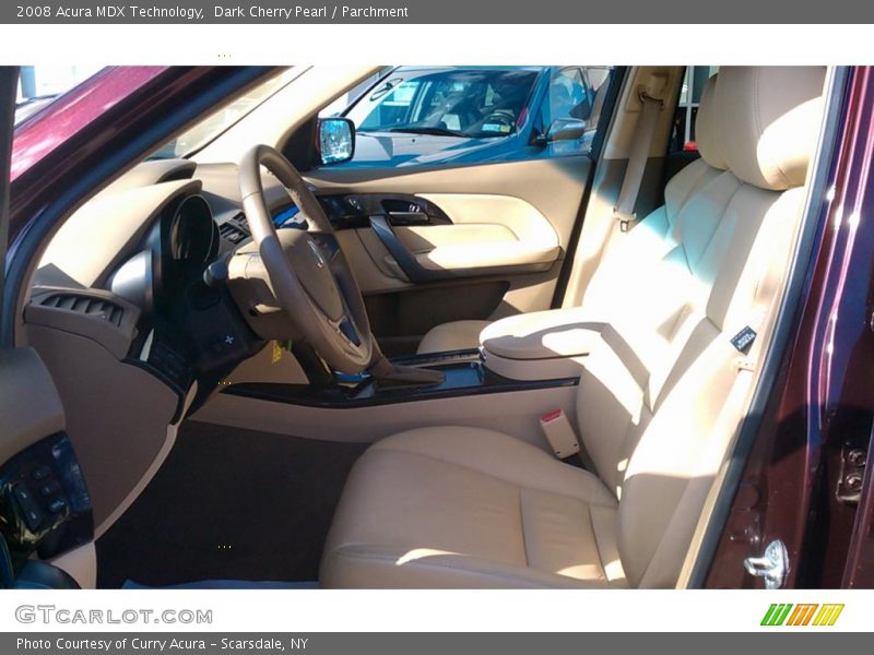 Dark Cherry Pearl / Parchment 2008 Acura MDX Technology