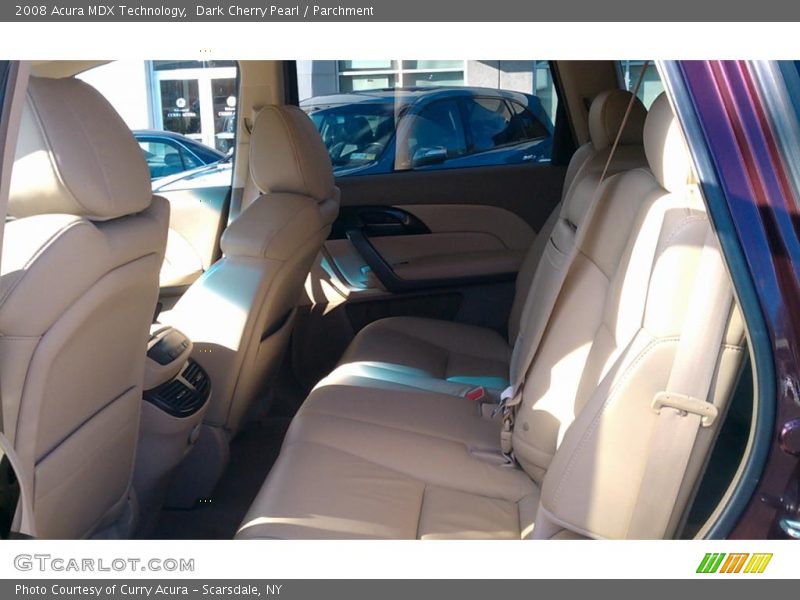 Dark Cherry Pearl / Parchment 2008 Acura MDX Technology