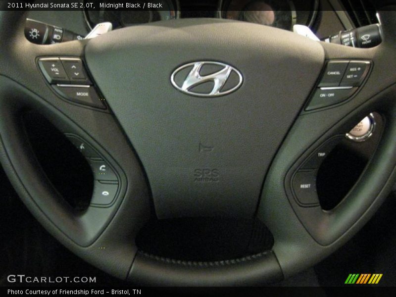 Midnight Black / Black 2011 Hyundai Sonata SE 2.0T