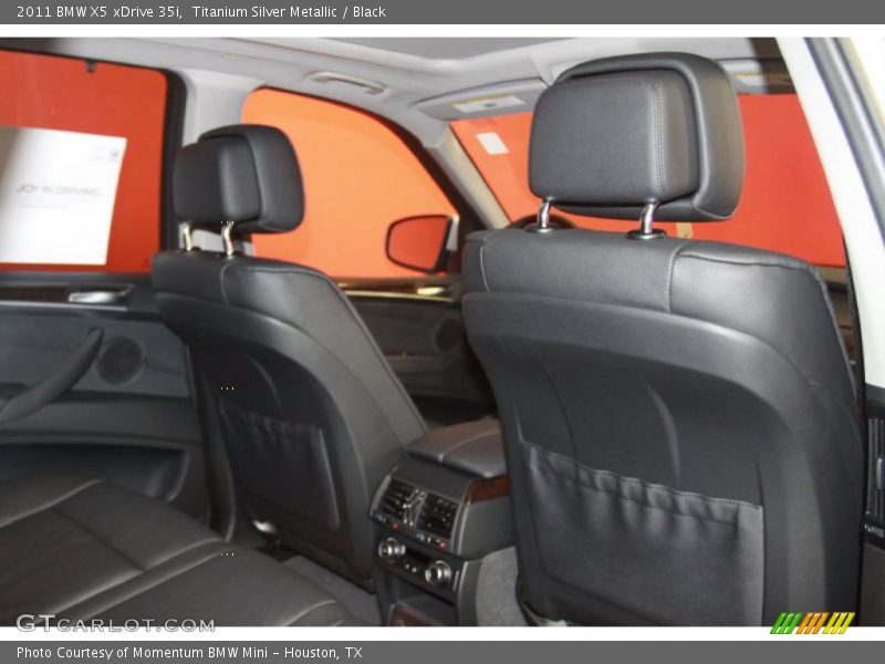 Titanium Silver Metallic / Black 2011 BMW X5 xDrive 35i